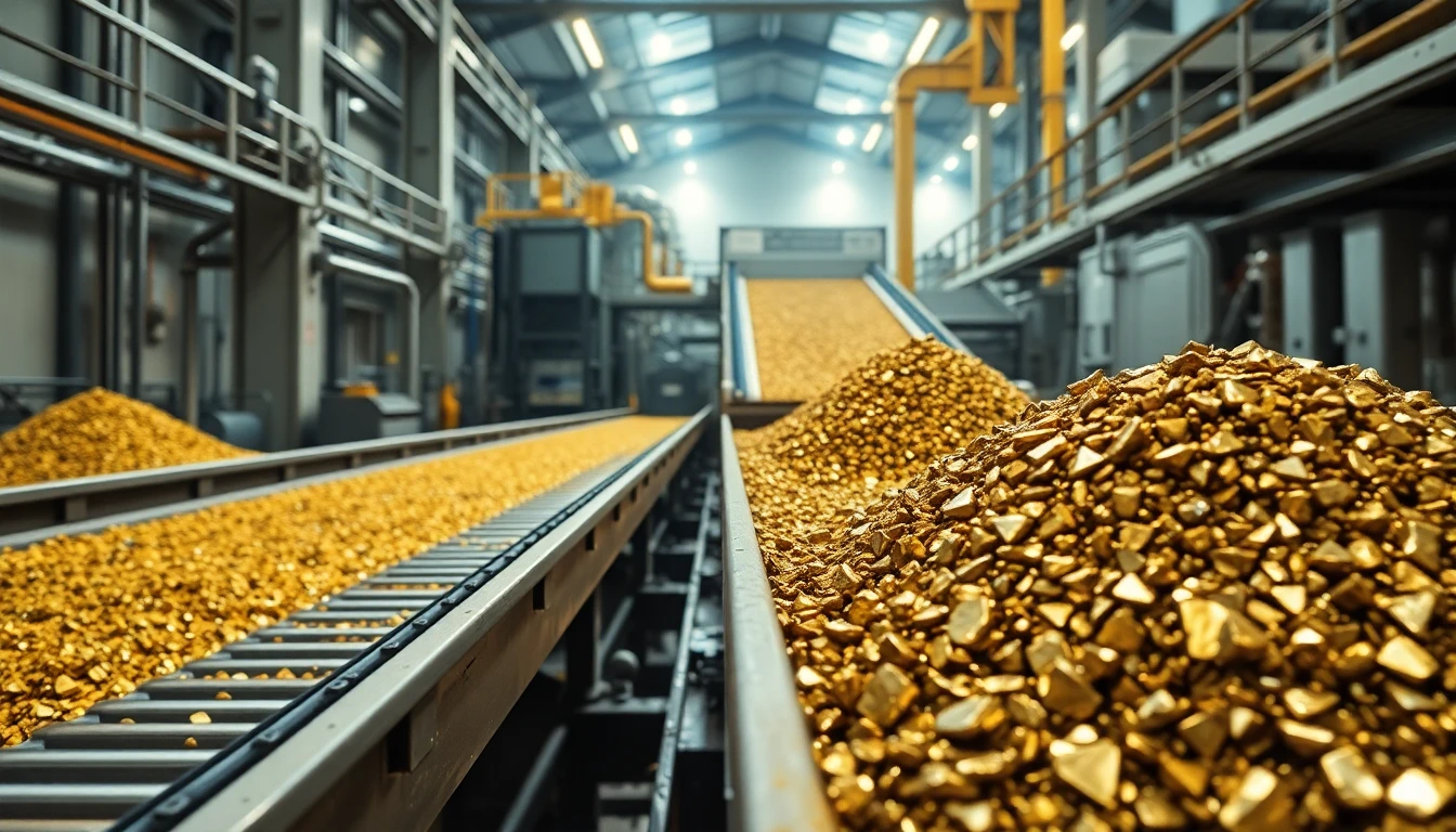 Gold processing facility